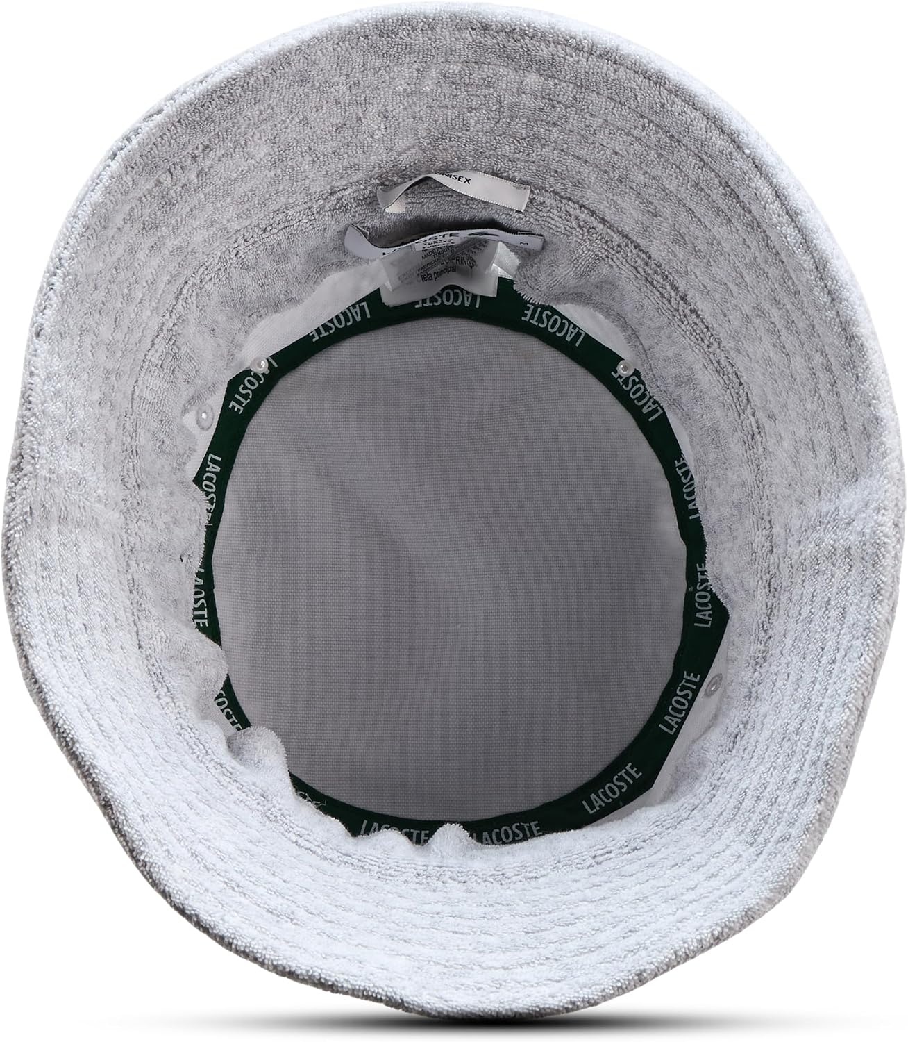 image:imageLacoste Mens Terry Bucket HatGrey Chine
