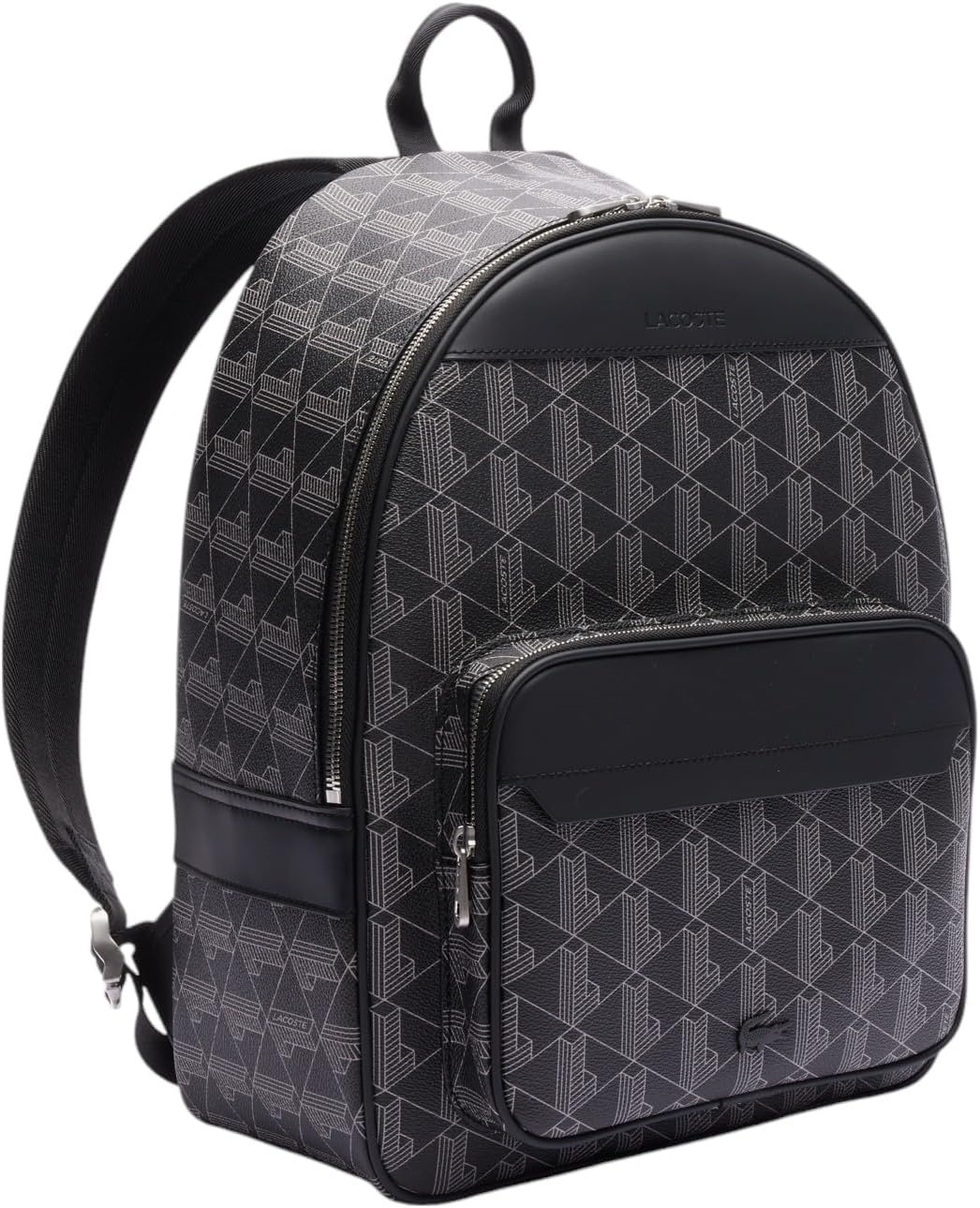 image:imageLacoste Mens The Blend Monogram Backpack Monogram Brown One SizeBlack