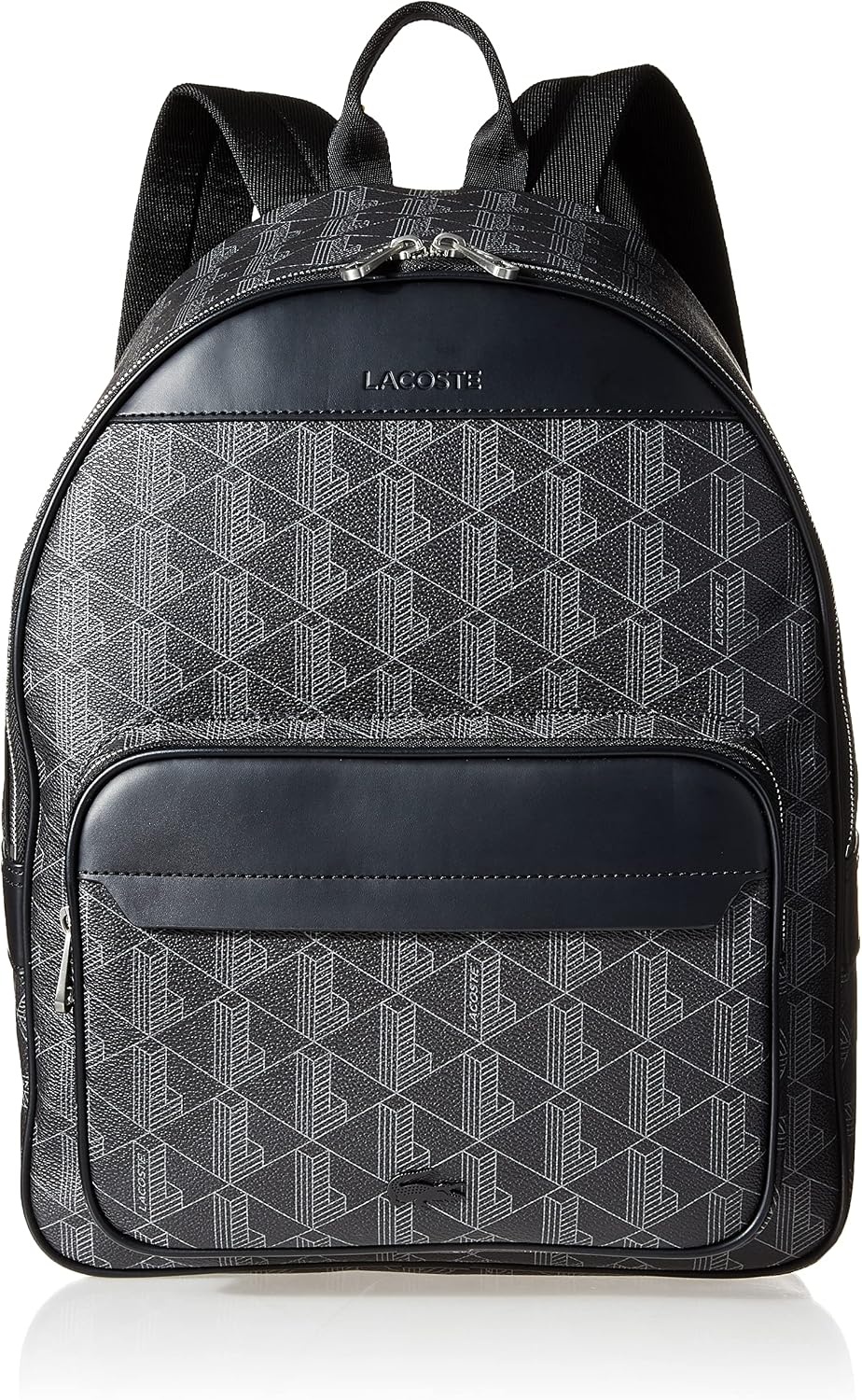 image:imageLacoste Mens The Blend Monogram Backpack Monogram Brown One SizeBlack