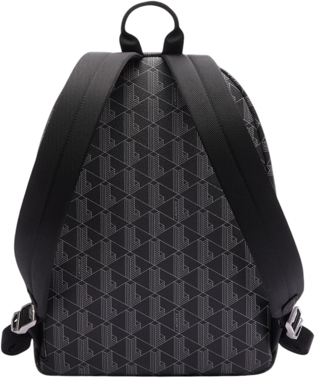 image:imageLacoste Mens The Blend Monogram Backpack Monogram Brown One SizeBlack