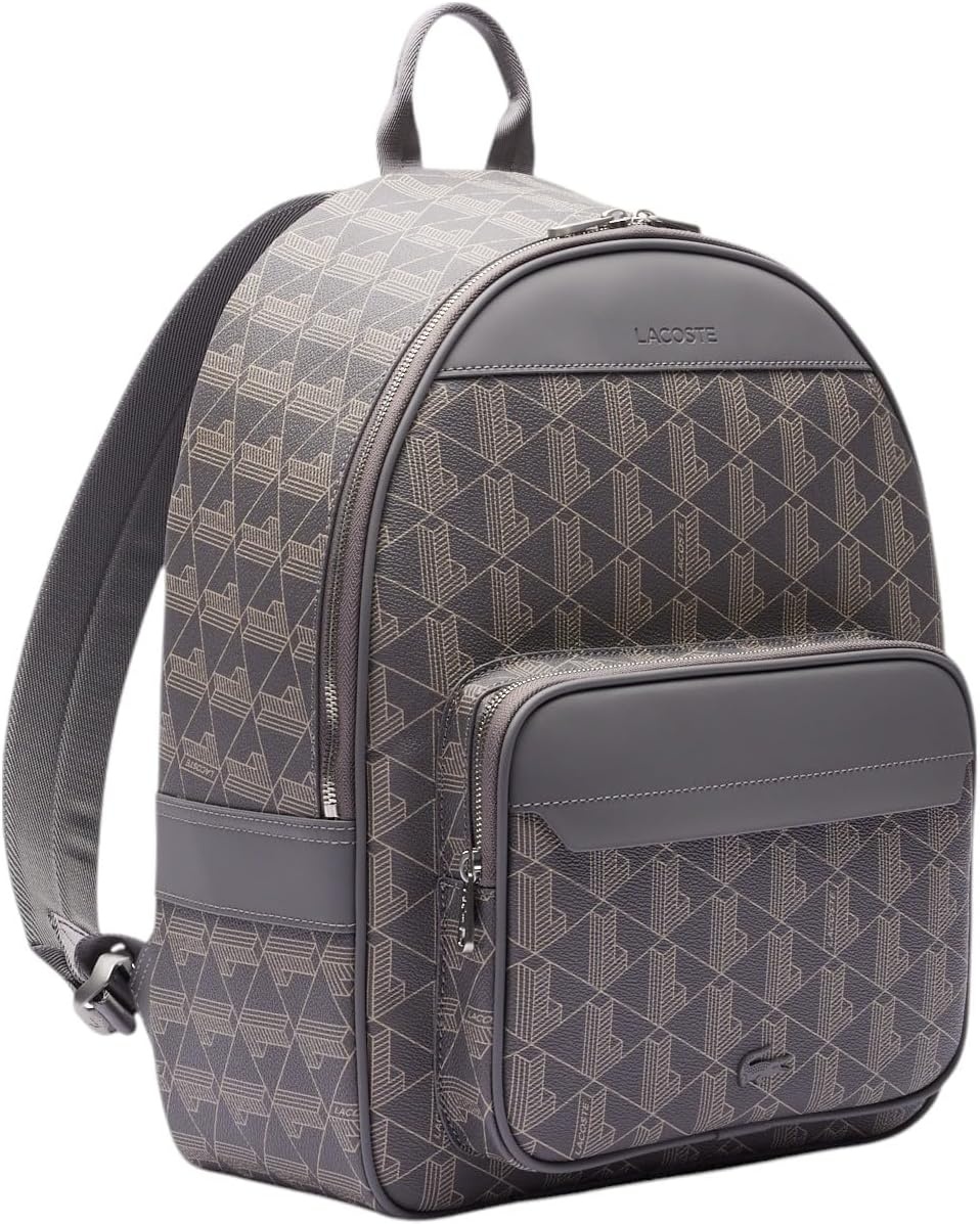 image:imageLacoste Mens The Blend Monogram Backpack Monogram Brown One SizeMonogram Brown