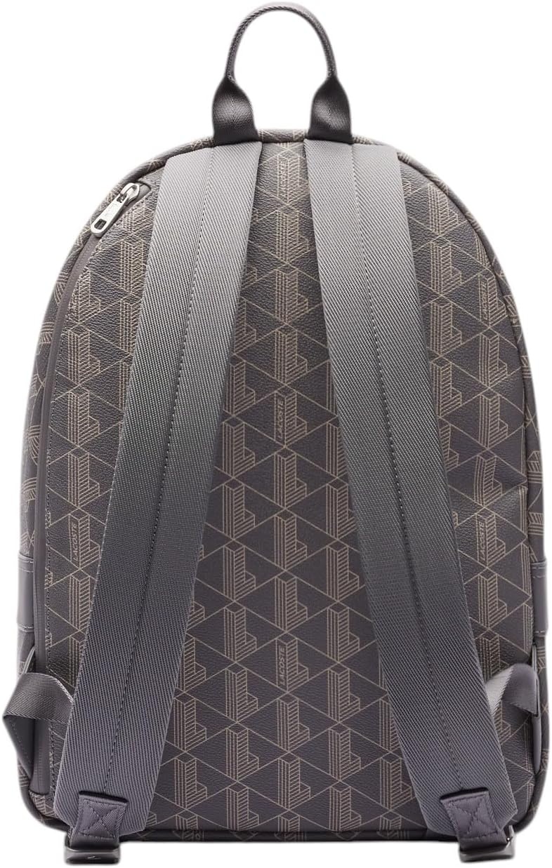 image:imageLacoste Mens The Blend Monogram Backpack Monogram Brown One SizeMonogram Brown