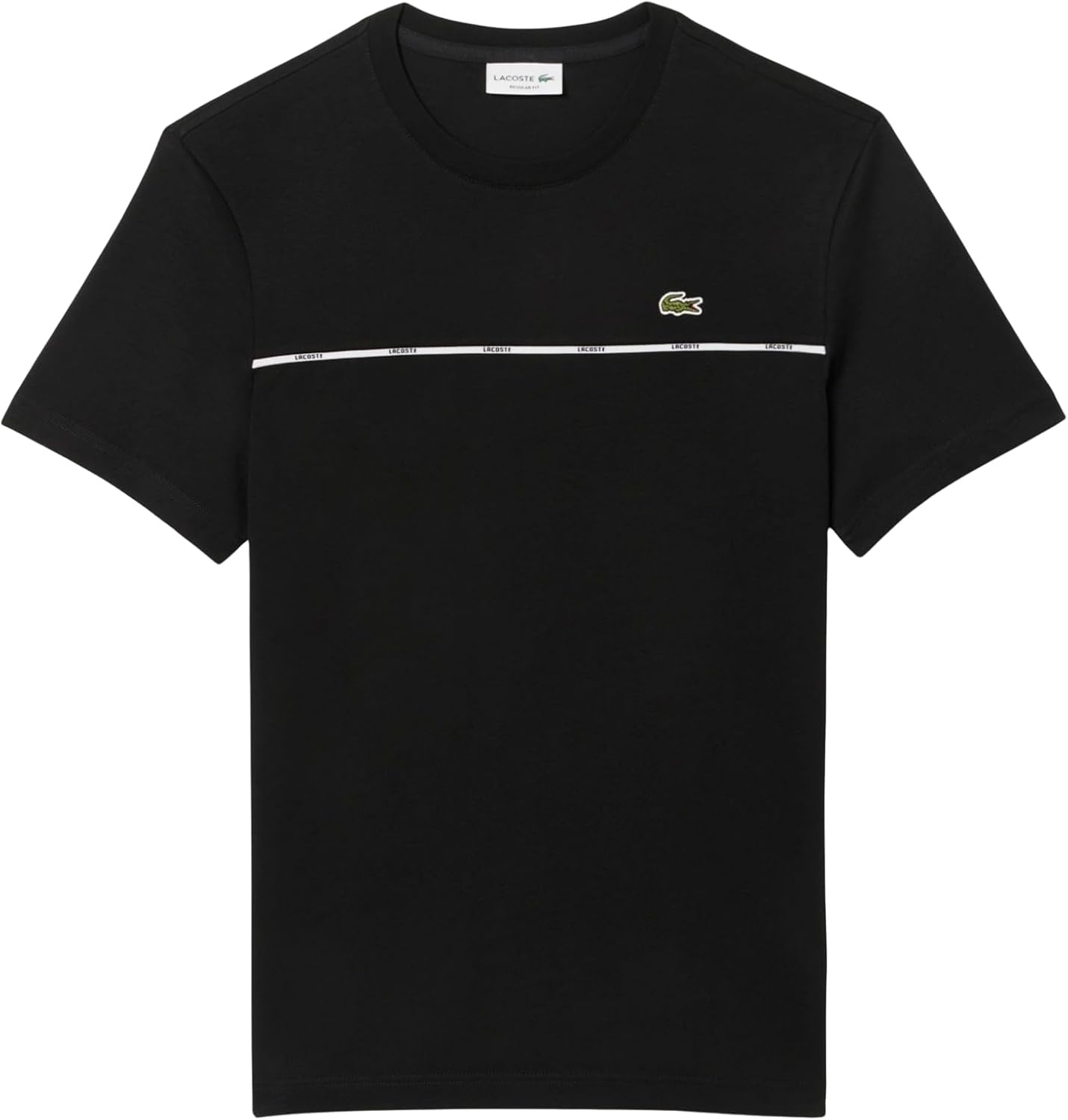 image:imageLacoste Mens Trim Cotton Jersey TShirtBlack