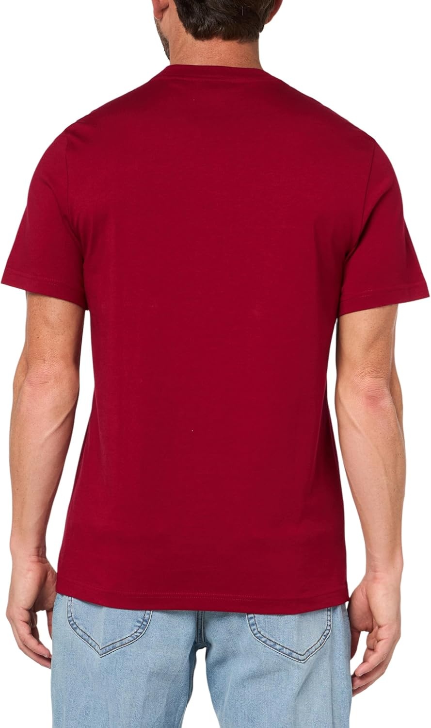 image:imageLacoste Mens Trim Cotton Jersey TShirtBordeaux