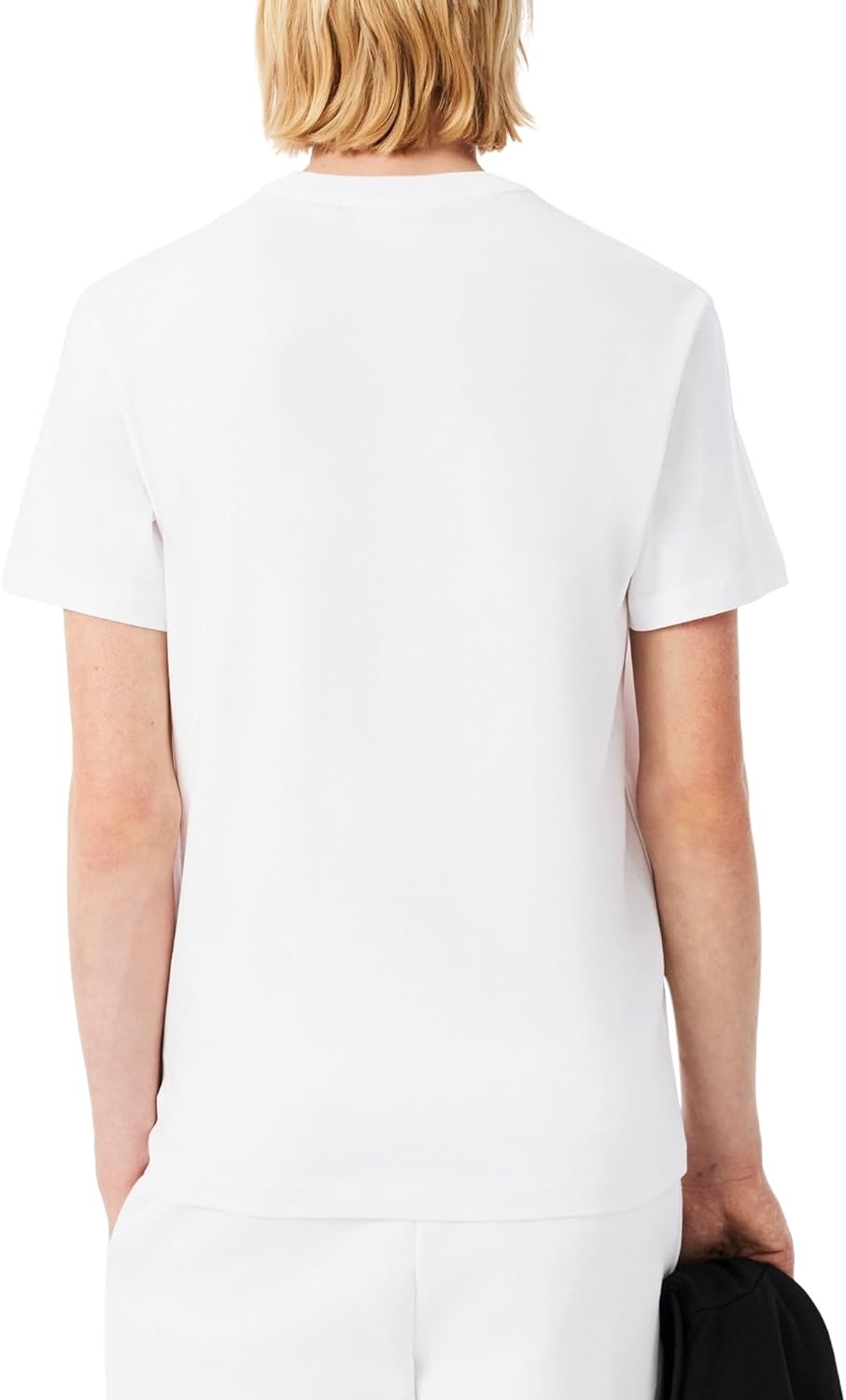 image:imageLacoste Mens Trim Cotton Jersey TShirtWhite