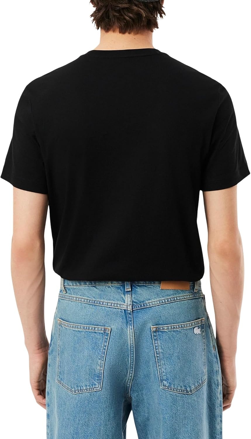 image:imageLacoste Mens V Neck Cotton TShirtBlack