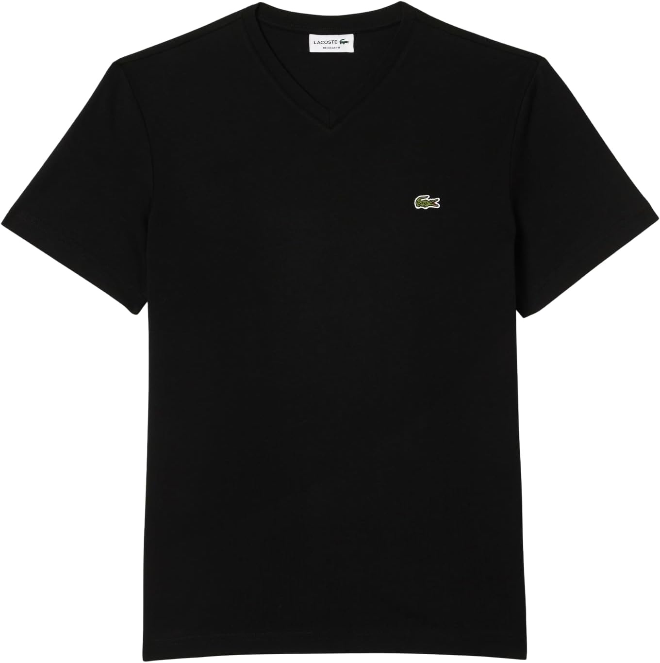 image:imageLacoste Mens V Neck Cotton TShirtBlack