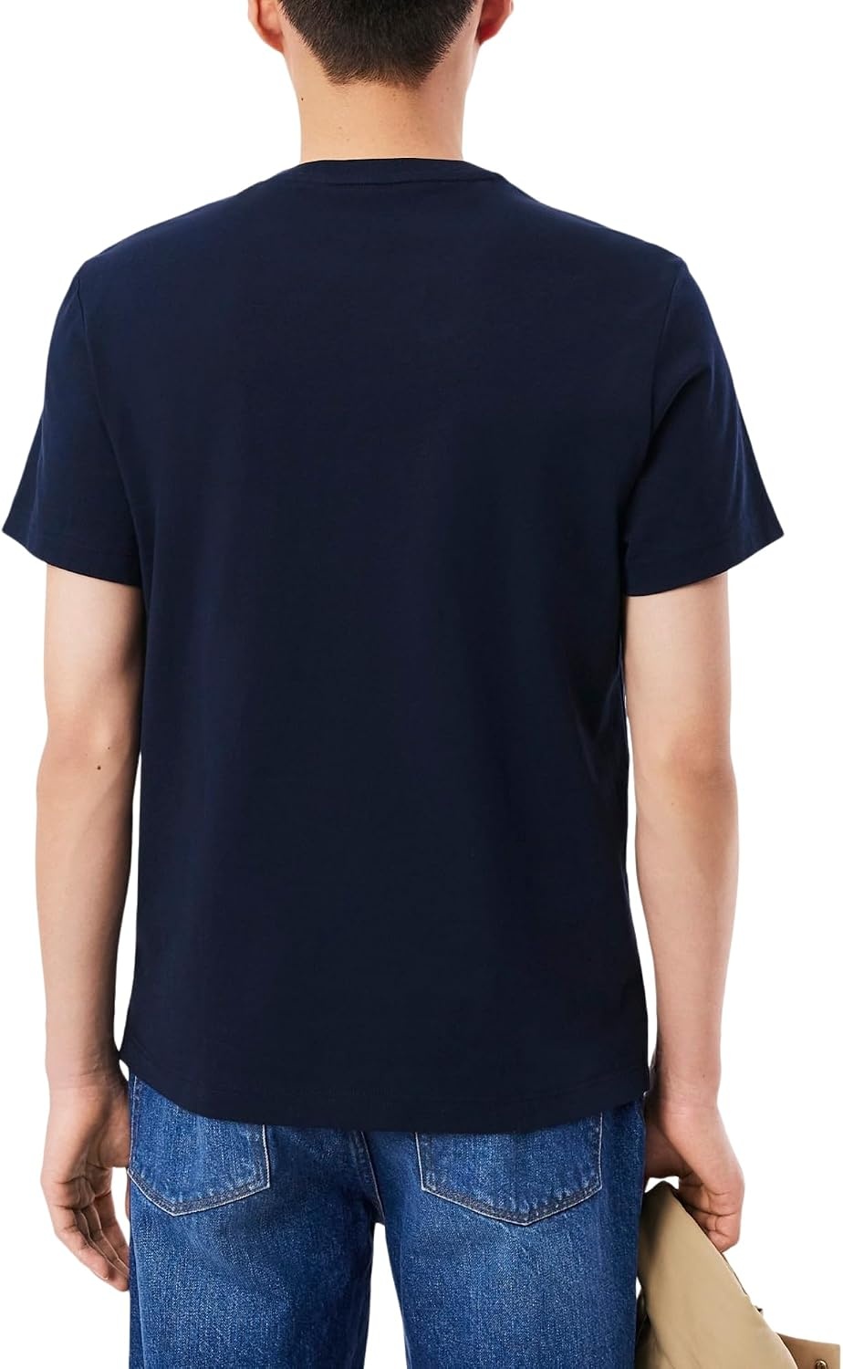 image:imageLacoste Mens V Neck Cotton TShirtNavy Blue