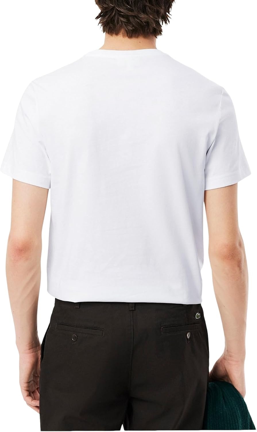image:imageLacoste Mens V Neck Cotton TShirtWhite