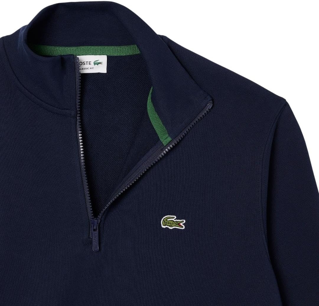 image:imageLacoste Mens Zip Up SweatshirtNavy Blue