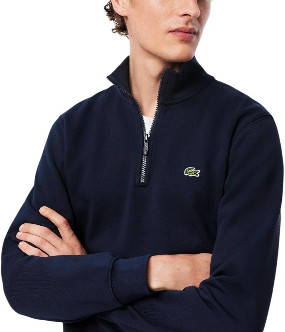 image:imageLacoste Mens Zip Up SweatshirtNavy Blue