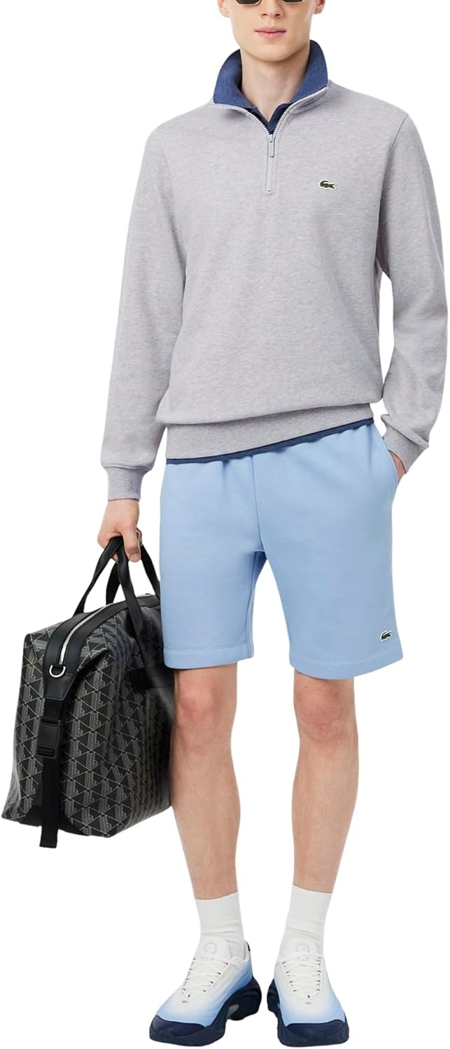 image:imageLacoste Mens Zip Up SweatshirtSilver Chine