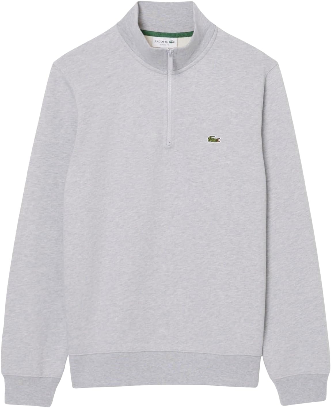 image:imageLacoste Mens Zip Up SweatshirtSilver Chine