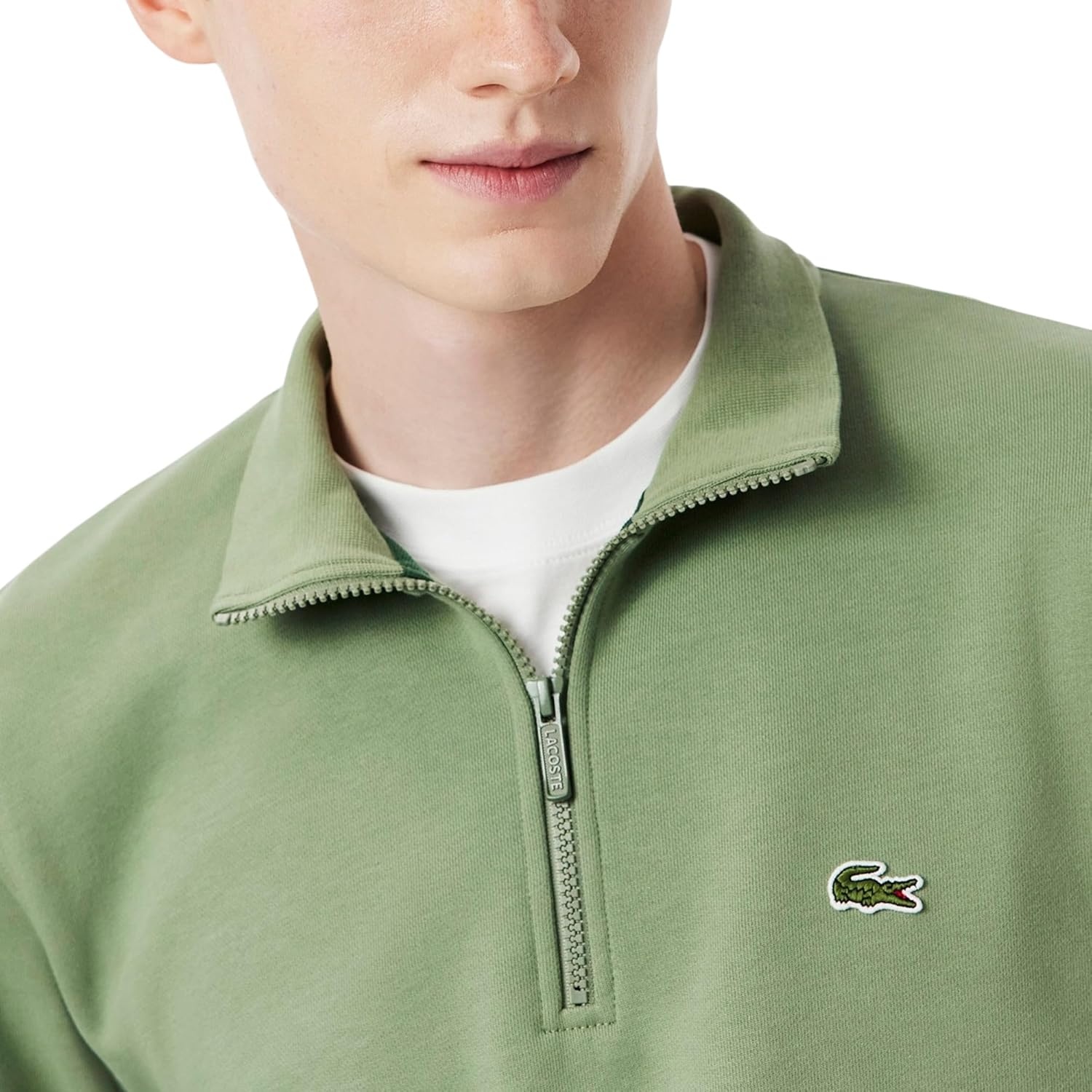 image:imageLacoste Mens Zip Up SweatshirtThyme