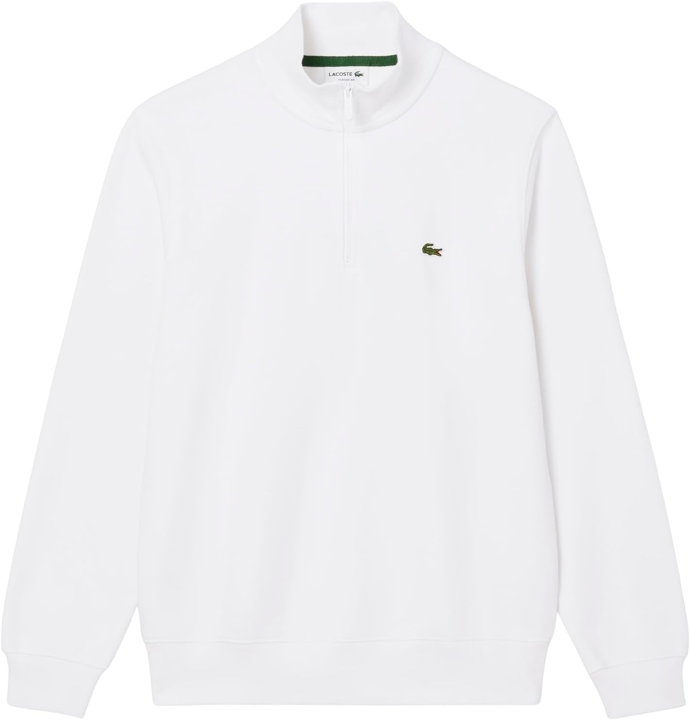 image:imageLacoste Mens Zip Up SweatshirtWhite