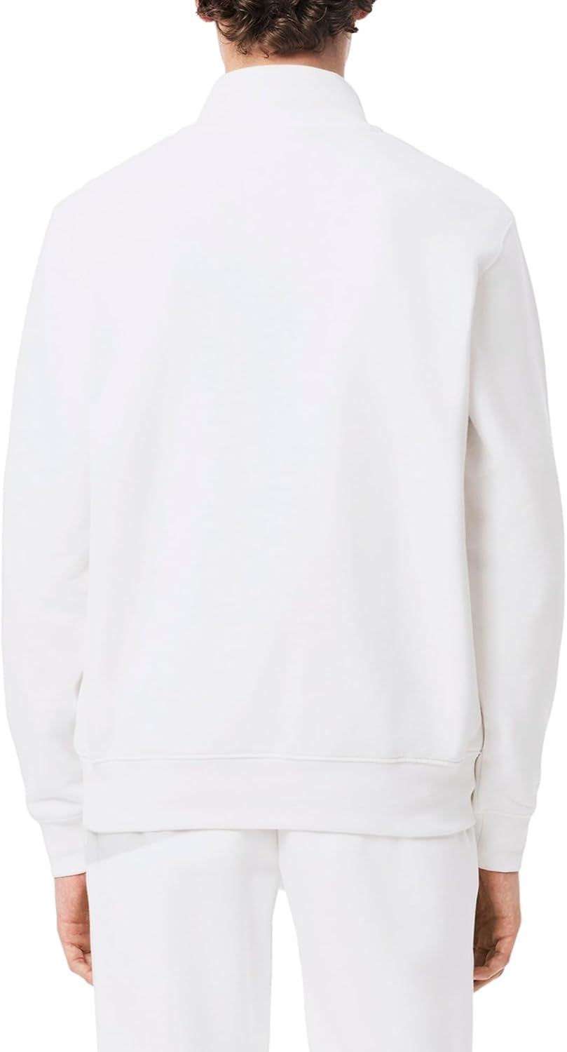 image:imageLacoste Mens Zip Up SweatshirtWhite