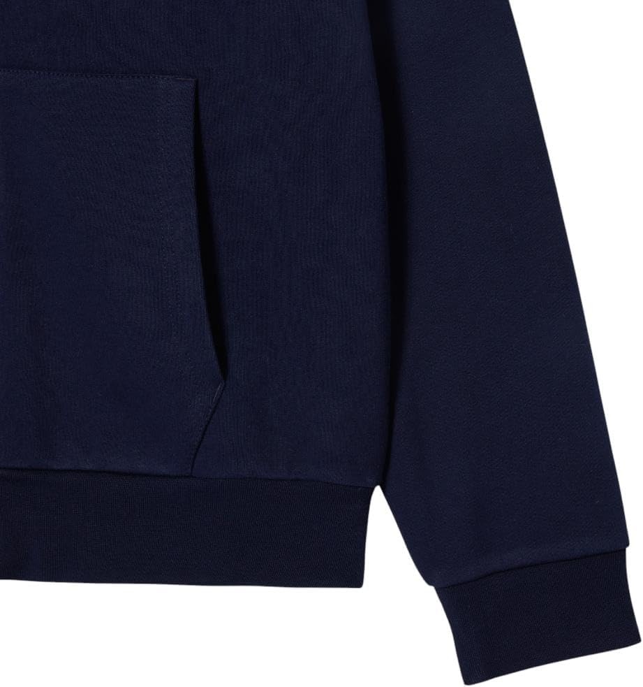 image:imageLacoste Mens ZipUp Fleece HoodieNavy Blue