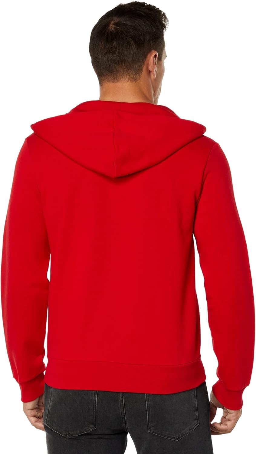 image:imageLacoste Mens ZipUp Fleece HoodieRed