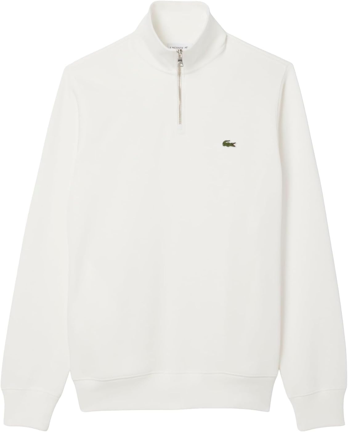 image:imageLacoste Mens ZipUp High Neck Interlock SweatshirtFlour