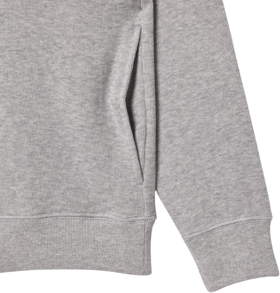 image:imageLacoste Mens ZipUp High Neck Interlock SweatshirtSilver Chine