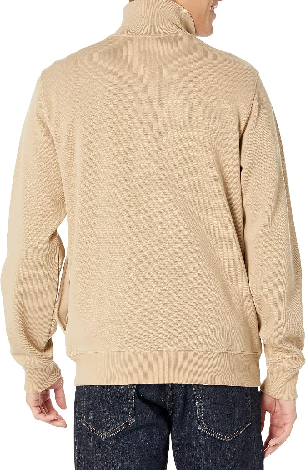 image:imageLacoste Mens ZipUp High Neck Interlock SweatshirtViennese