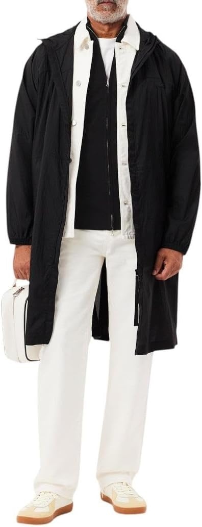 image:imageLacoste Mens Zipped High Neck Cotton SweaterBlack