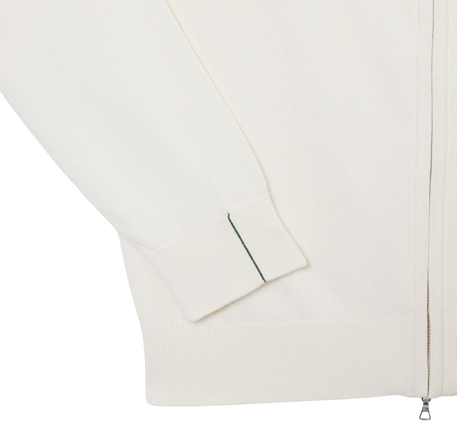 image:imageLacoste Mens Zipped High Neck Cotton SweaterFlour