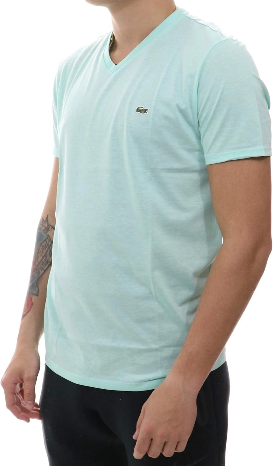 image:imageLacoste Monochrome Cotton Pima Jersey Crew Neck TShirtAspera
