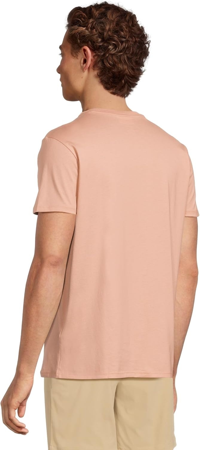 image:imageLacoste Monochrome Cotton Pima Jersey Crew Neck TShirtLatte