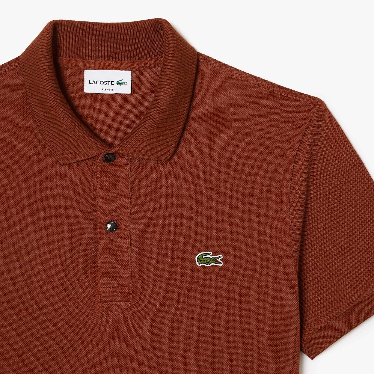 image:imageLacoste Short Sleeve Classic Fit Chine Pique Polo Shirt L1264 ShirtMyrrh