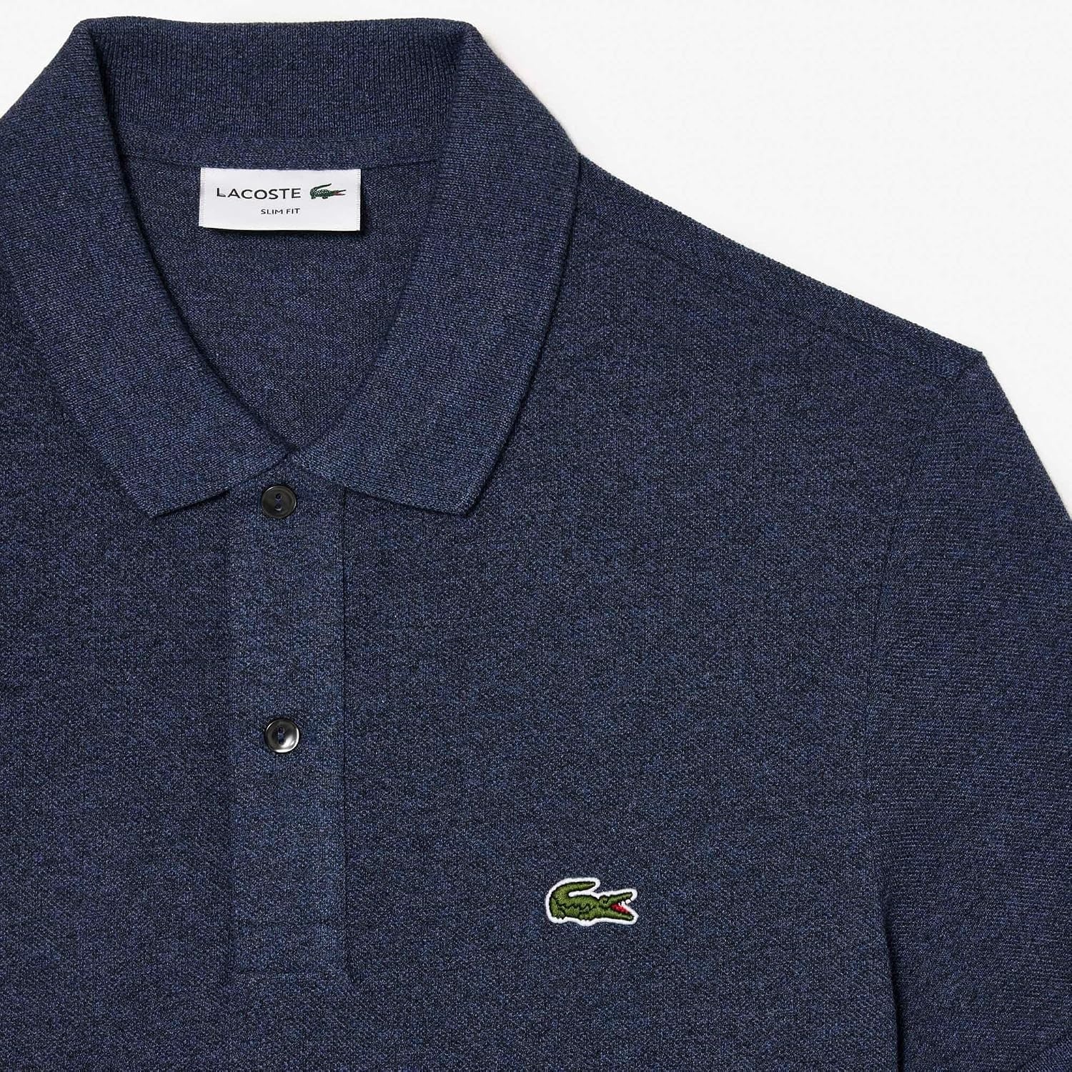 image:imageLacoste Short Sleeve Classic Fit Chine Pique Polo Shirt L1264 ShirtNebula China