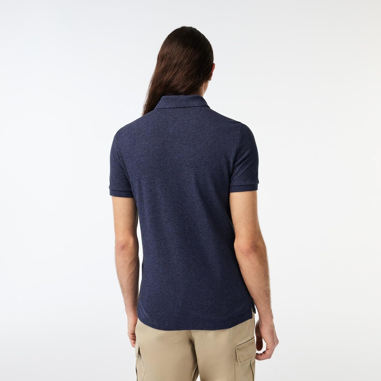 image:imageLacoste Short Sleeve Classic Fit Chine Pique Polo Shirt L1264 ShirtNebula China