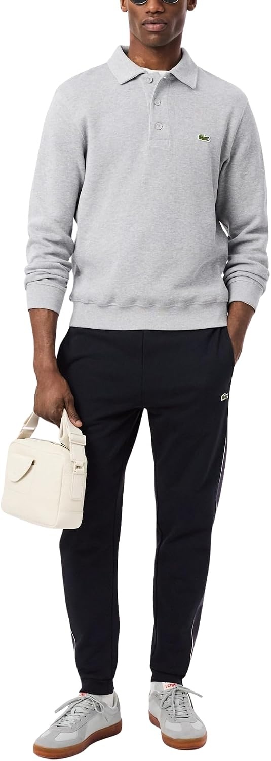 image:imageLacoste Tapered Leg SweatpantsBlackbirdGraphite