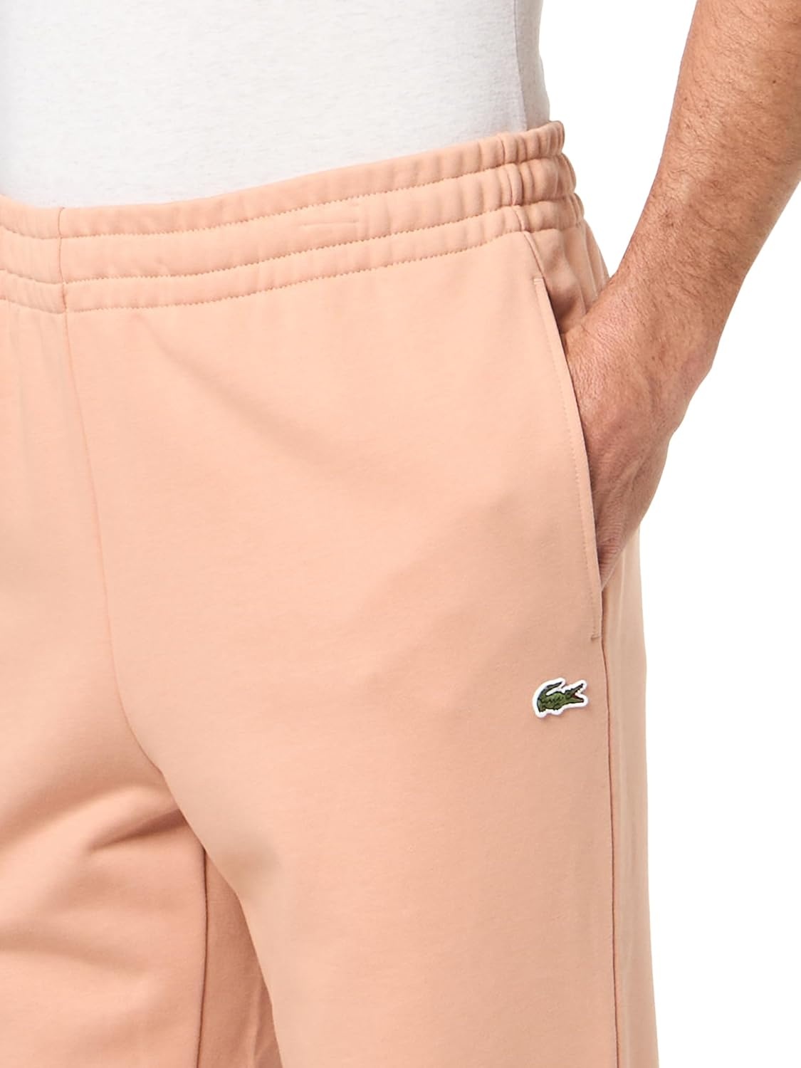 image:imageLacoste Tapered Leg SweatpantsLatte Green Croc