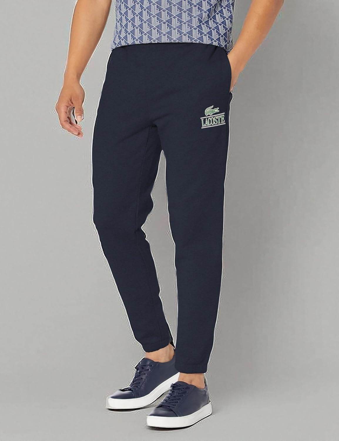 image:imageLacoste Tapered Leg SweatpantsNavy Blue