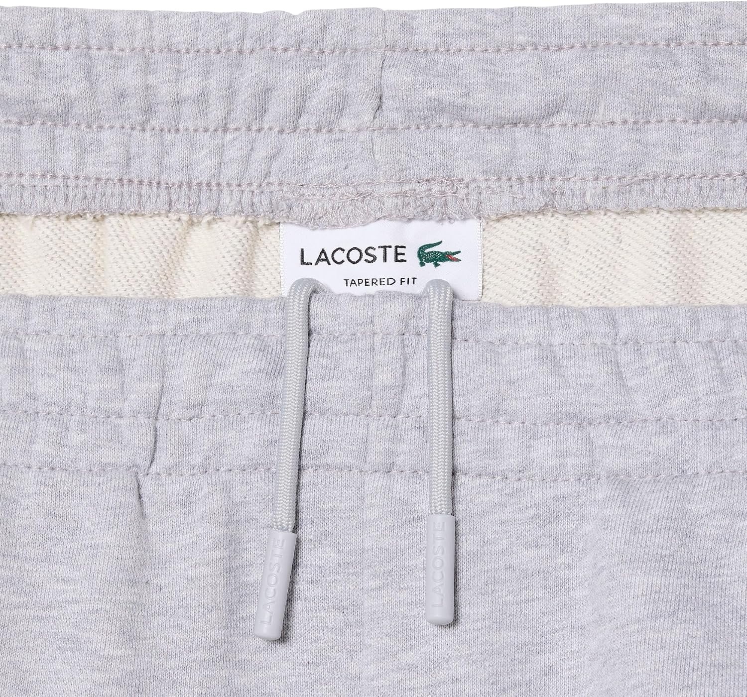 image:imageLacoste Tapered Leg SweatpantsSilver Chine