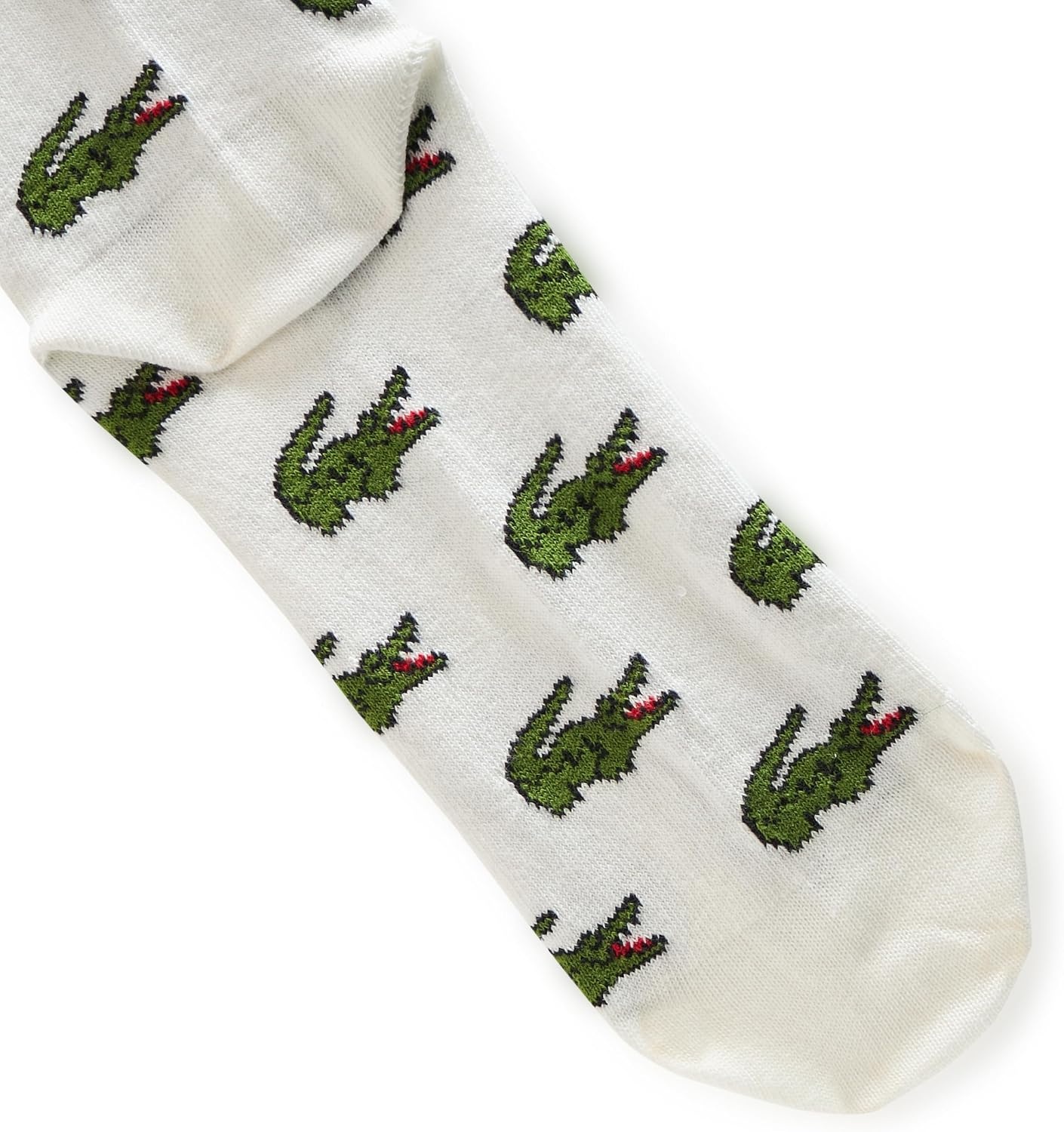 image:imageLacoste Unisex 2 Pack SocksWhite Green Navy Blue