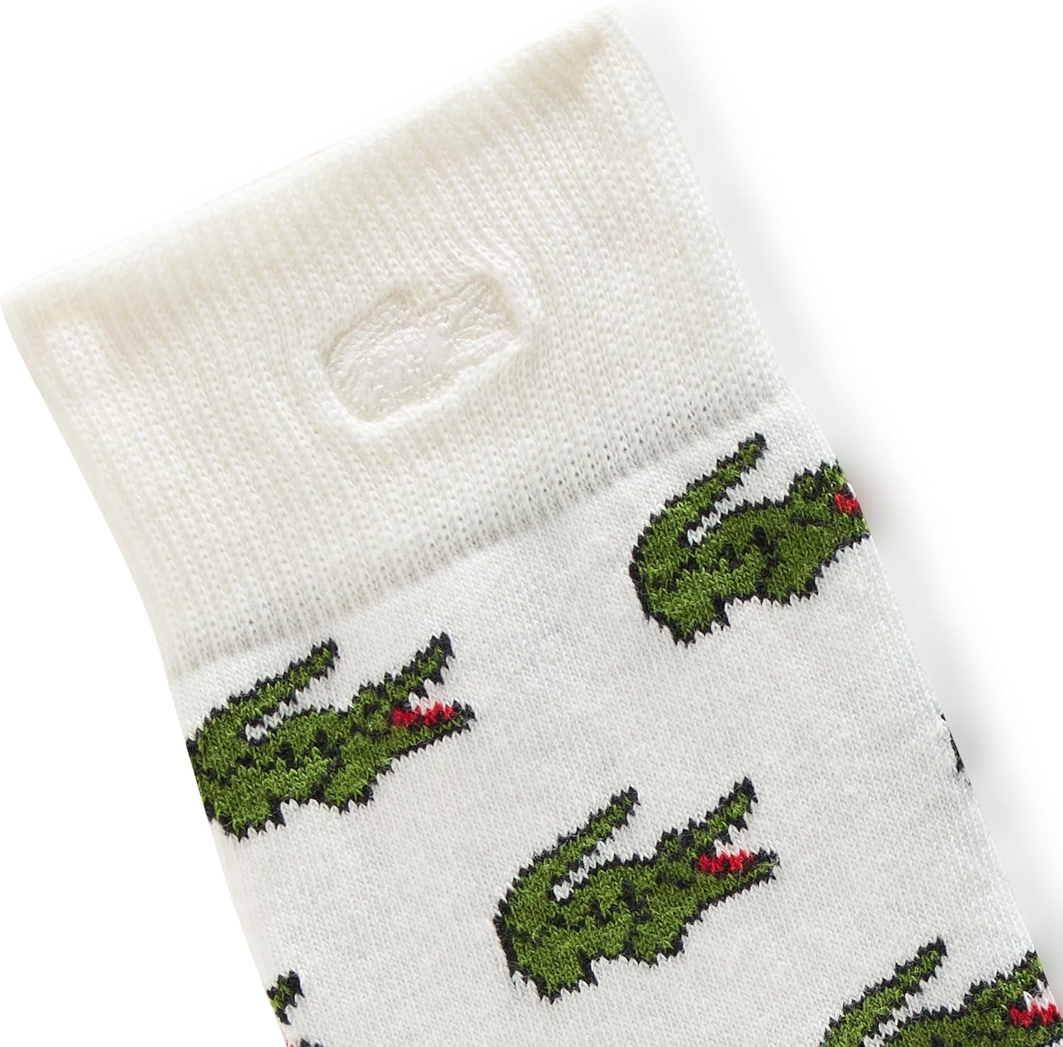 image:imageLacoste Unisex 2 Pack SocksWhite Green Navy Blue