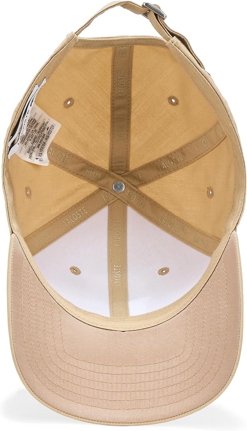 image:imageLacoste Unisex Adult 3D Embroidered Baseball CapBeige