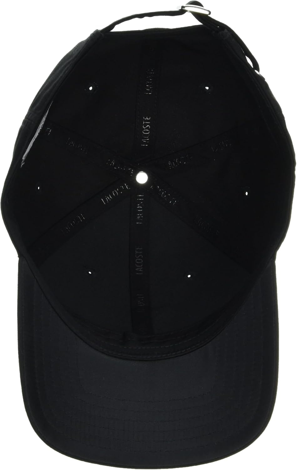 image:imageLacoste Unisex Adult L Embroidered Cotton Twill CapBlack