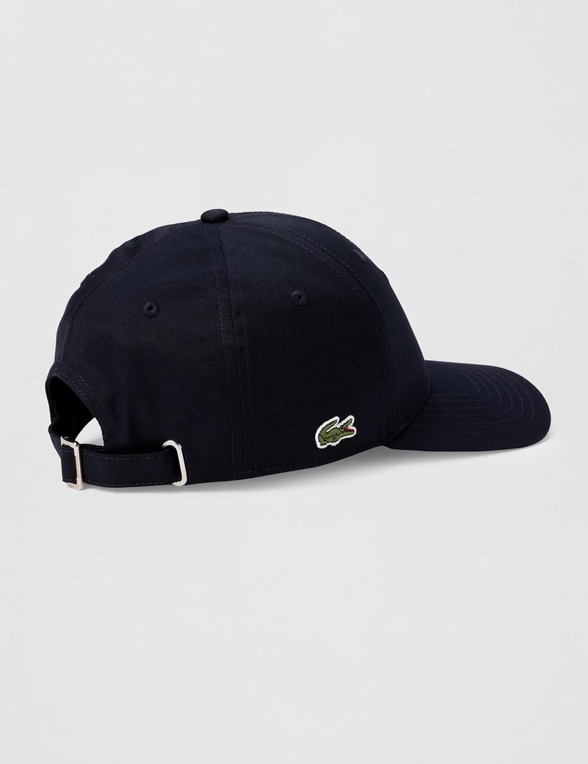 image:imageLacoste Unisex Adult L Embroidered Cotton Twill CapNavy Blue