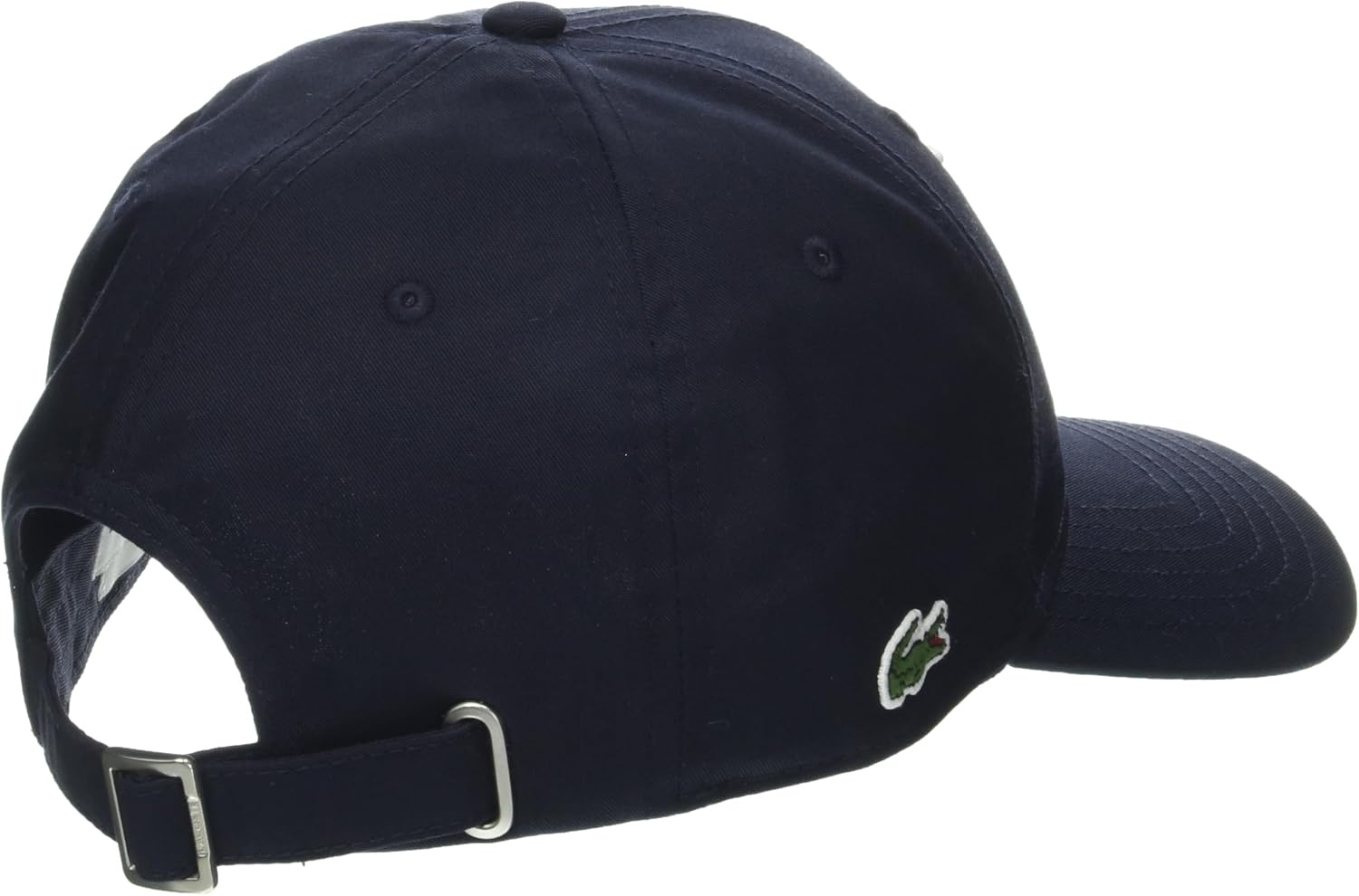 image:imageLacoste Unisex Adult L Embroidered Cotton Twill CapNavy Blue
