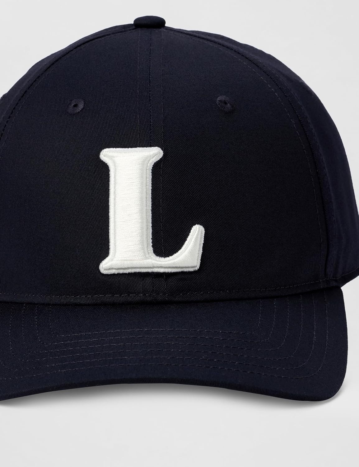 image:imageLacoste Unisex Adult L Embroidered Cotton Twill CapNavy Blue
