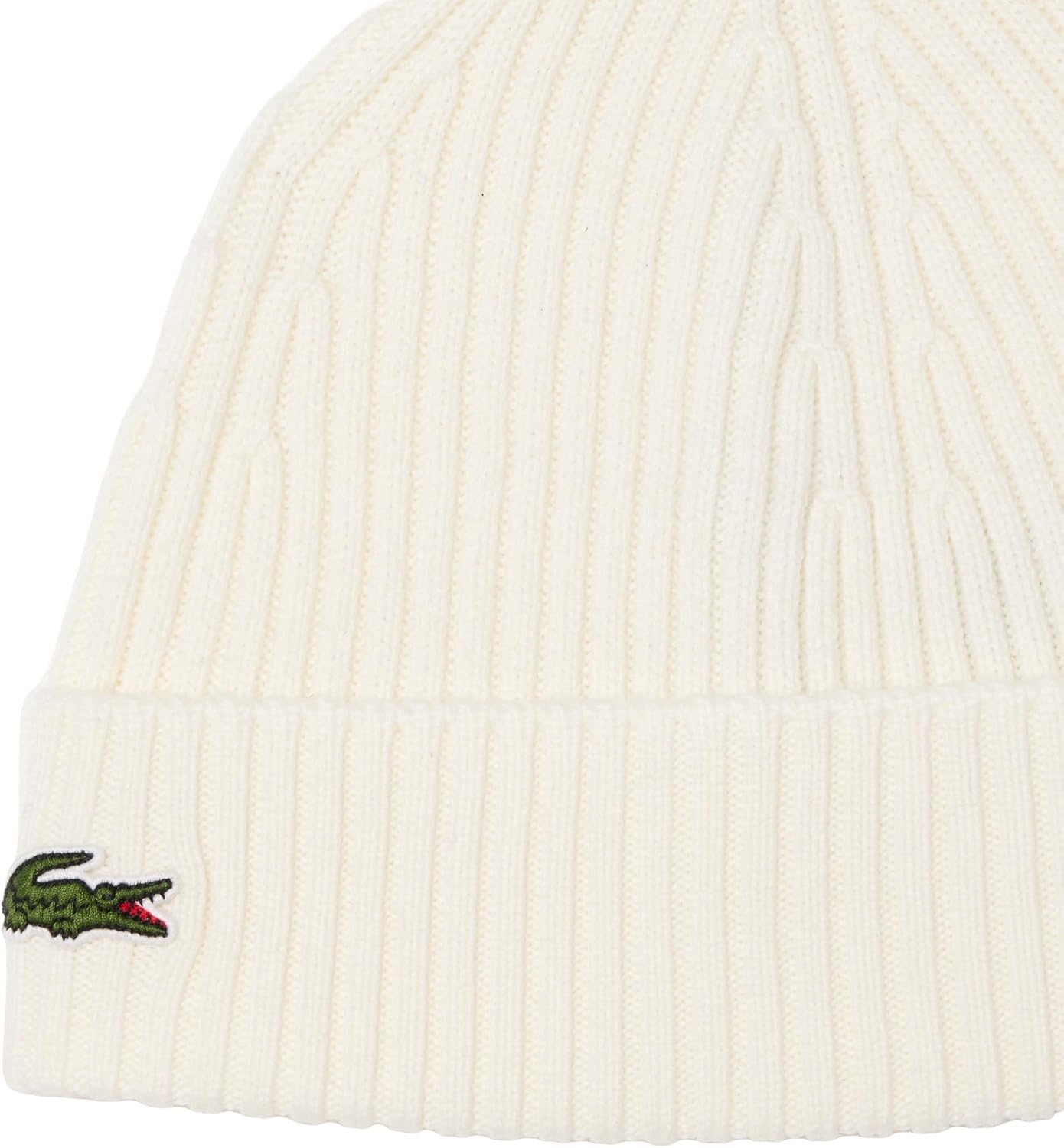 image:imageLacoste Unisex Adult Rib Knit Brushed Wool BeanieBone