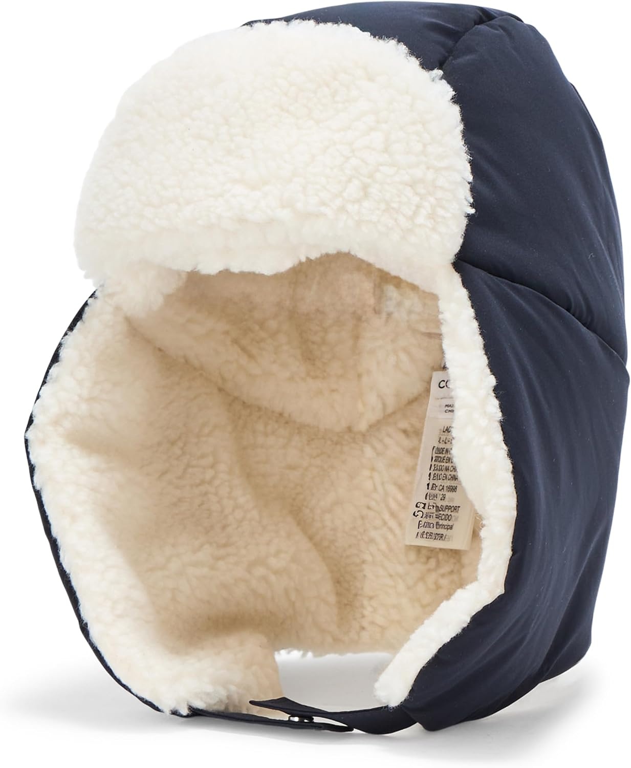 image:imageLacoste Unisex Adult Unisex Fleece Lined WaterRepellent ChapkaDark Navy White