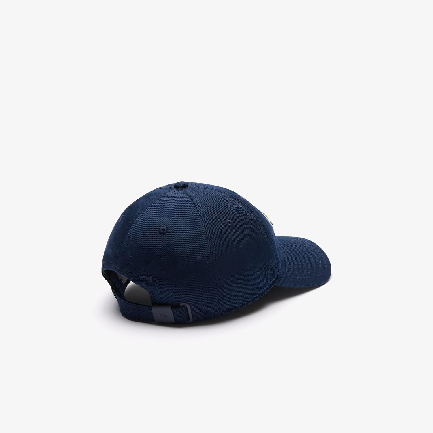 image:imageLacoste Unisex Contrast Strap and Oversized Crocodile Cotton CapNavy