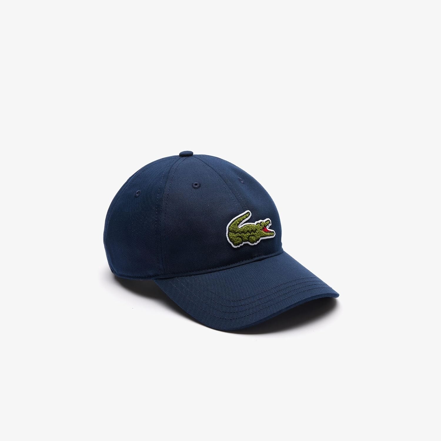image:imageLacoste Unisex Contrast Strap and Oversized Crocodile Cotton CapNavy