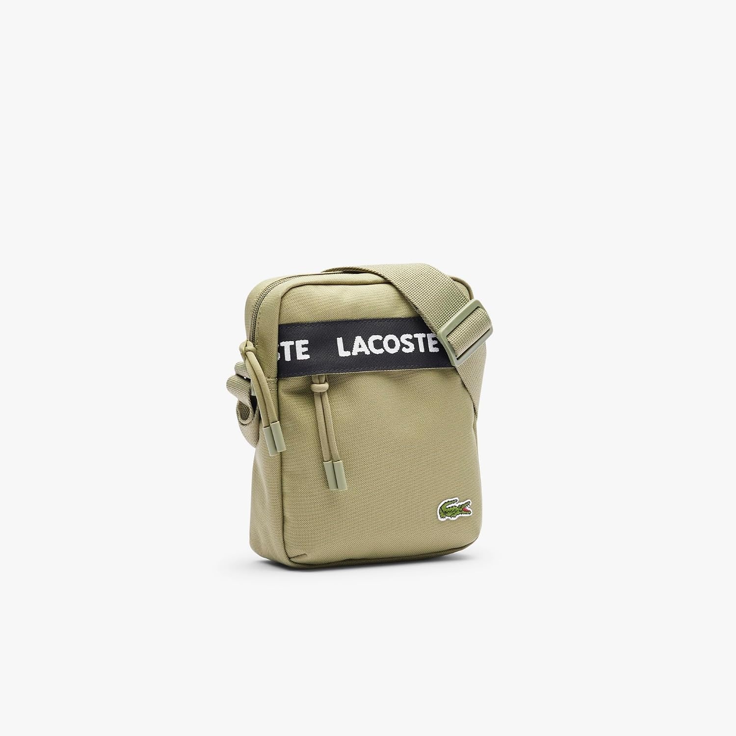 image:imageLacoste Unisex Neocroc Seasonal Crossbody BagArmy Green