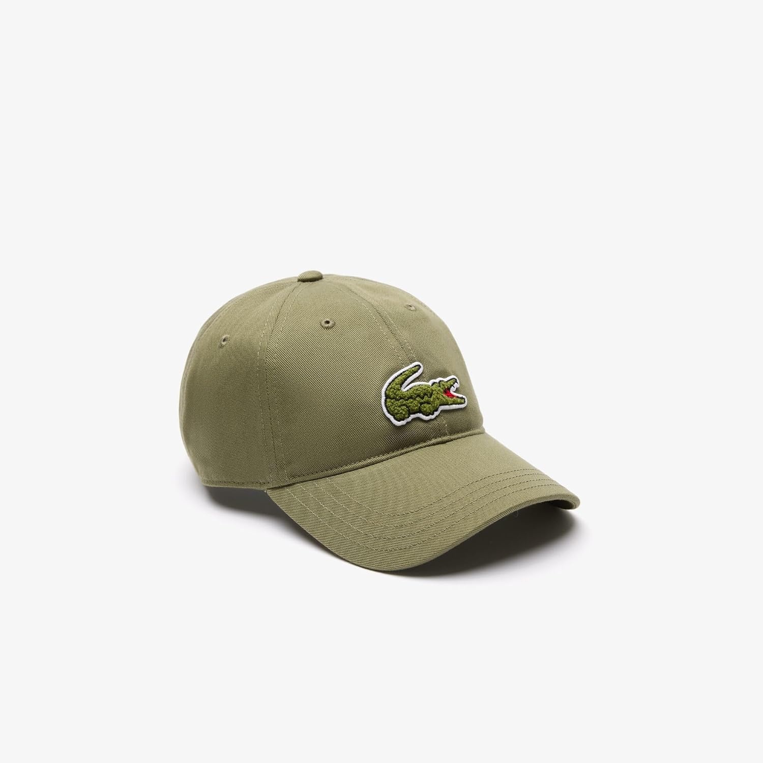 image:imageLacoste UnisexAdult Crocodile Badge Twill CapKhaki
