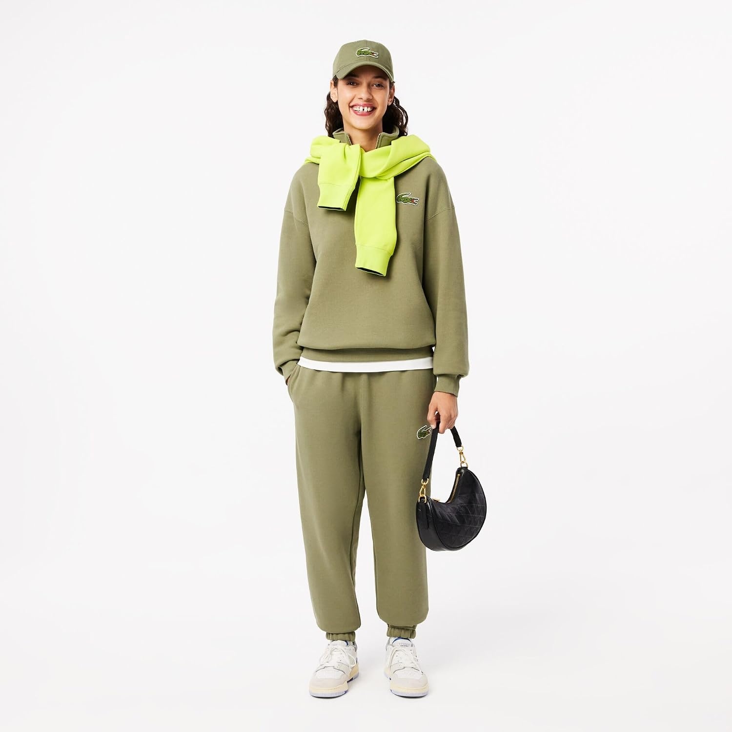 image:imageLacoste UnisexAdult Crocodile Badge Twill CapKhaki